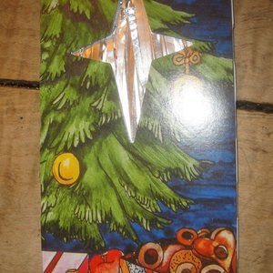 5 Old German Real Metal Foil Christmas Tree Tinsel Icicles Lametta Eislametta